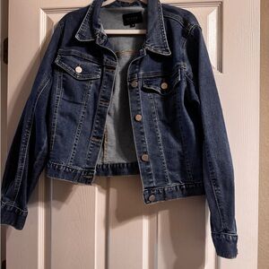 Risen Dark Blue Jean Jacket Medium